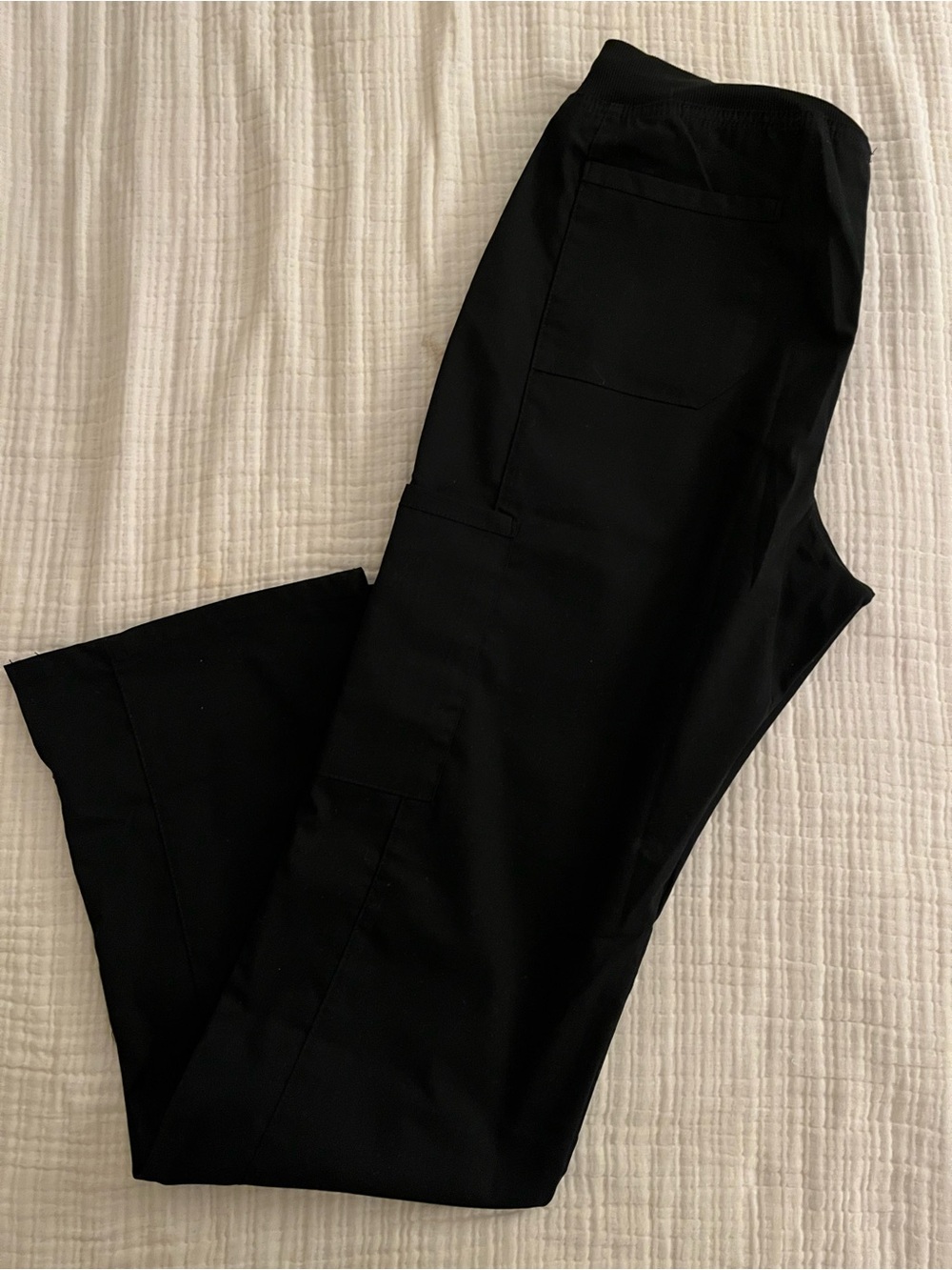Cherokee Women's Elastic Waistband Cargo Pull-On Scrub Pant - TALL